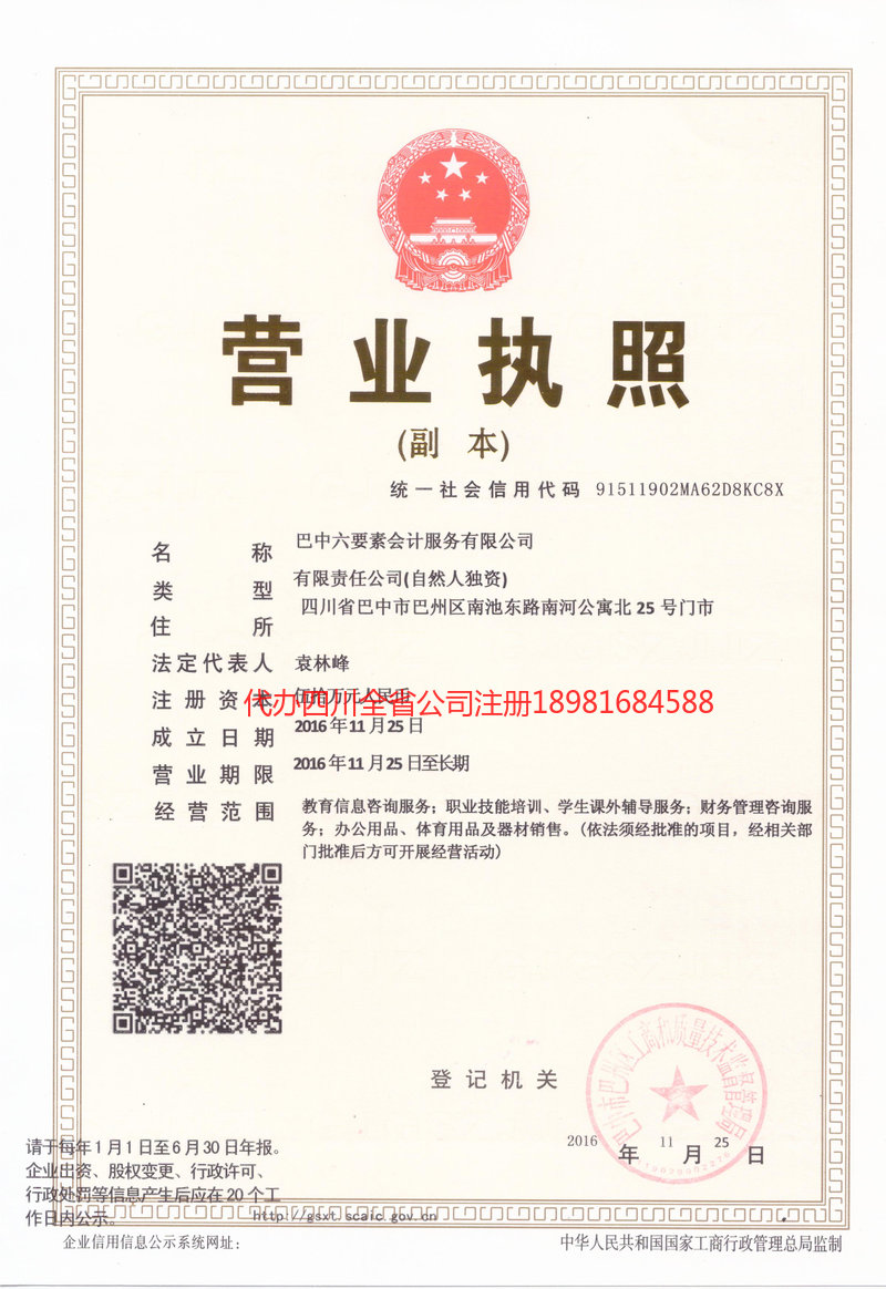 醴陵醴陵六要素会计服务有限公司